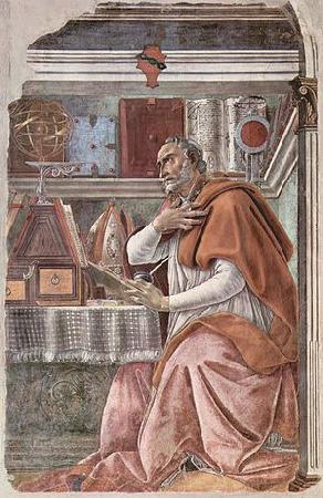 Sandro Botticelli Saint Augustine